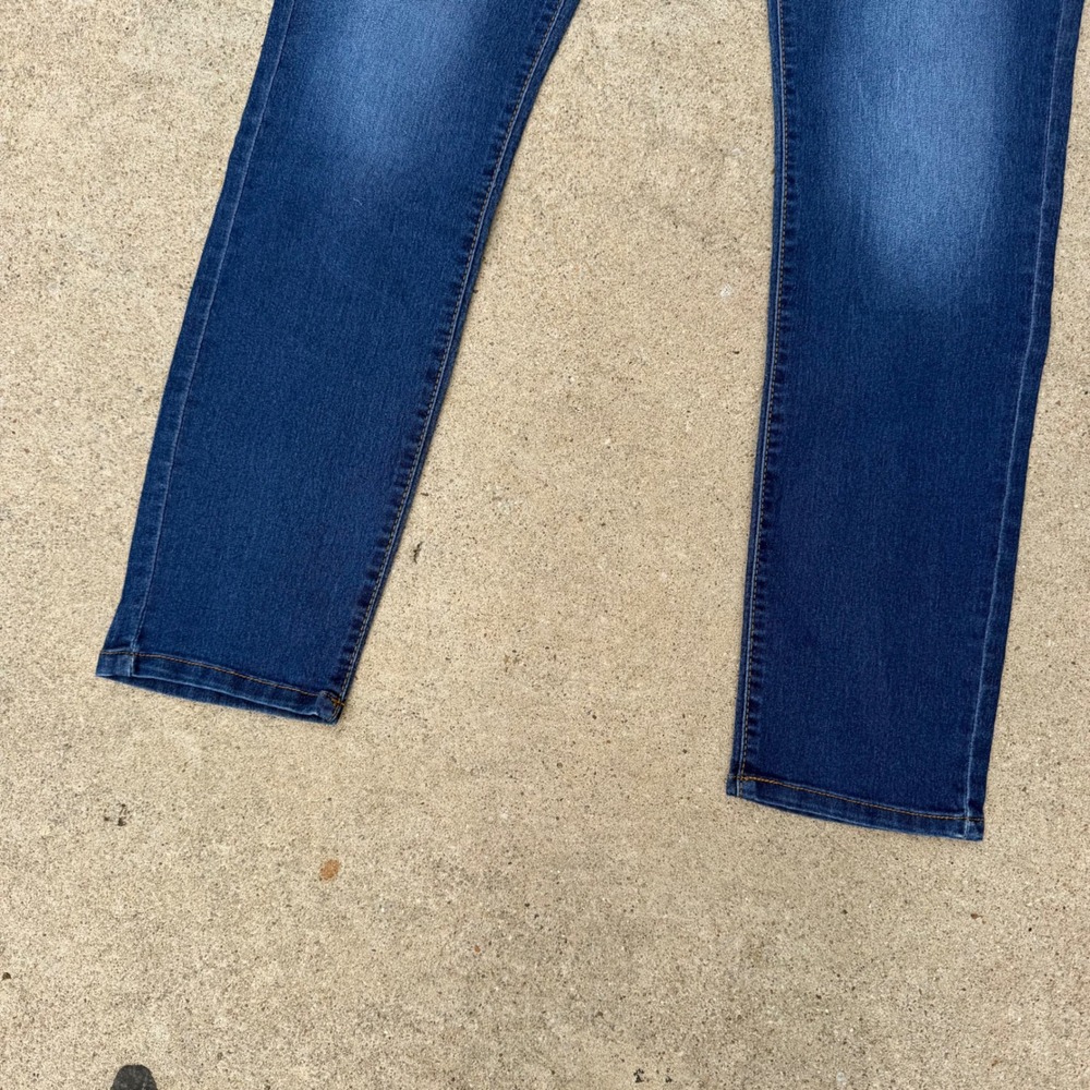No Boundaries Jeggings Women XL Blue Dark Wash Pull On Stretch Casual Jeans - Picture 7 of 14
